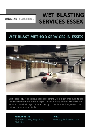 Wet Basting in Essex