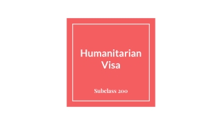 Humanitarian Visa 200