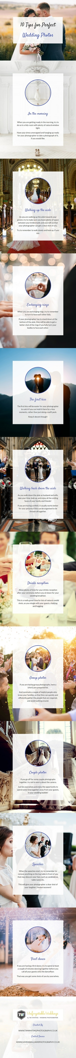 10 Tips for Perfect Wedding Photos