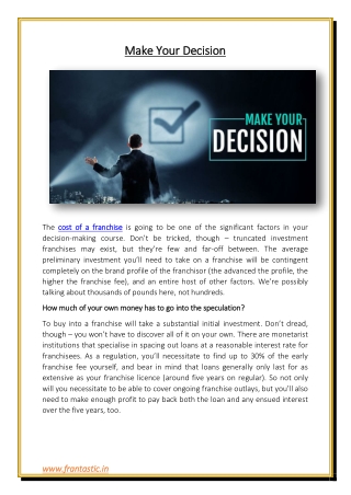 Make Your Decision