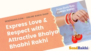 Express Love & Respect with Attractive Bhaiya Bhabhi Rakhi