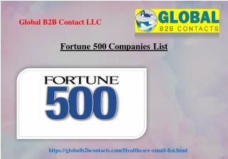 Fortune 500 Companies List