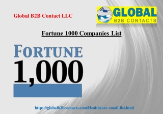 Fortune 1000 Companies List