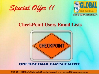 CheckPoint Users Email Lists