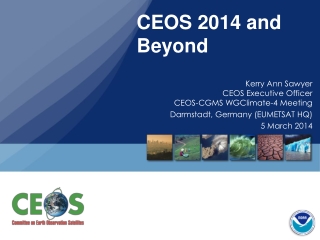 CEOS 2014 and Beyond