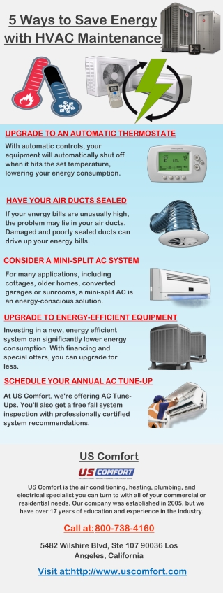 5 Ways to Save Energy with HVAC Maintenance
