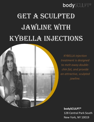 Get a Sculpted Jawline with Kybella Injections