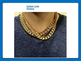 Hip Pop Cuban Link Chains