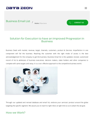 Business Email list