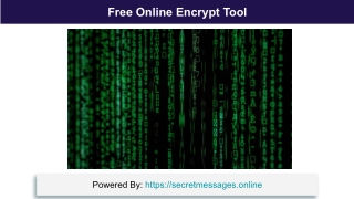 Free Online Encrypt Tool