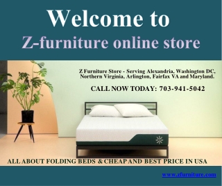 Best Folding beds with low price in USA | Z-furniture store only