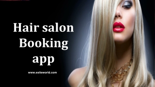 On Demand Hair Salon Booking app