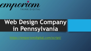 Web Design Company in Pennsylvania-Emporiomdigital