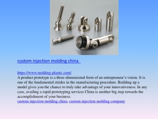 custom injection molding china