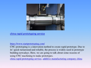 china rapid prototyping service