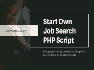 Job Search PHP Script - Readymade Job Board Website