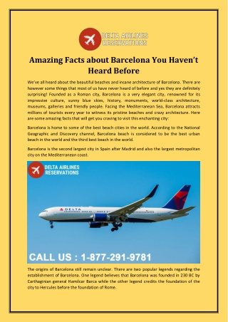 Amazing Facts about Barcelona You Haven’t Heard Before