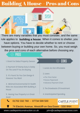 Building A House – Pros and Cons