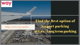 Lowest rate parking at LAX | WAY