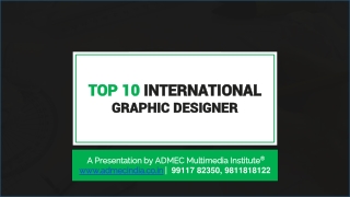 Top 10 International Graphic Designer