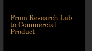André Thomas - From Research Lab to Commercial Product