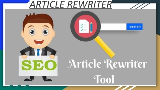 Article Rewriter tool