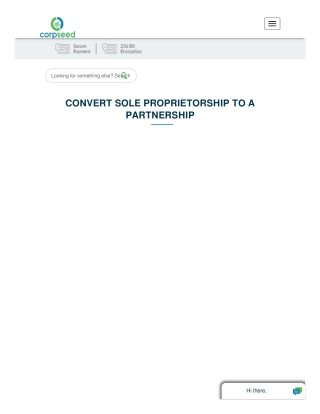 Convert Proprietorship to Partnership