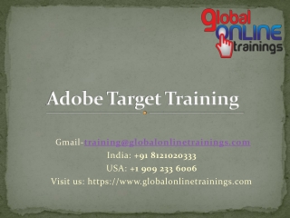 Adobe target training | Best Adobe Test and Target training – GOT