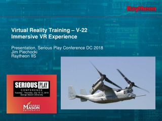 How VR Training for the V22 Osprey Is Changing How Marines Learn