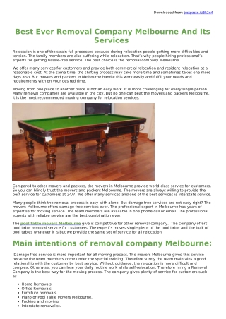 Pool Table Movers Melbourne