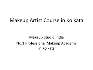 Makeup Artist Course in Kolkata