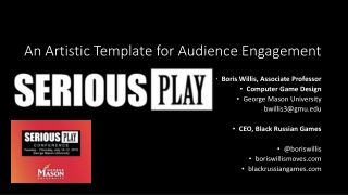 An Artistic Template for Audience Engagement