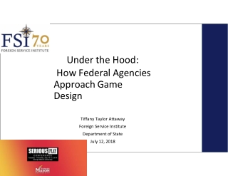 Under the Hood: How Federal Agencies Design Games
