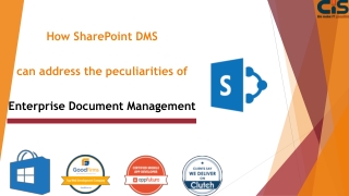 How SharePoint DMS can address the peculiarities of enterprise document management