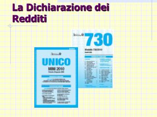 La Dichiarazione dei Redditi