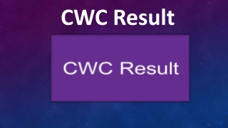 Download CWC Result 2019 For Superintendent MT Exam & Other Posts