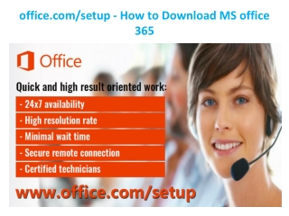 office.com/setup - How to Download MS office 365
