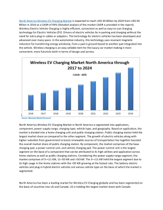 North America Wireless EV Charging Market