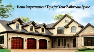 Home Improvement Tips for Your Bathroom Space
