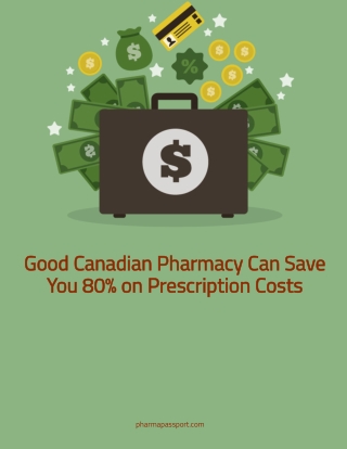 Good Canadian Pharmacy Can Save You 80% on Prescription Costs
