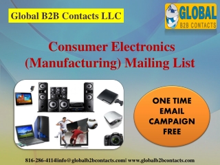 Consumer Electronics (Manufacturing) Mailing List