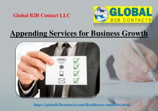 Appending Services for Business Growth