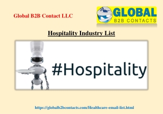 Hospitality Industry List