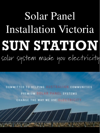 Solar Panel Installation Victoria
