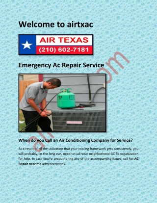 Emergency Ac Repair Service