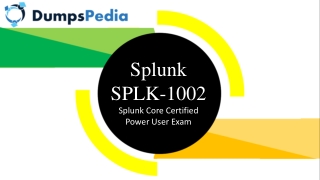 SPLK-1002 Questions and Answers Dumps