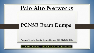 PCNSE Dumps - PCNSE Questions Answers - Exam4Help