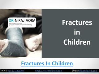 How different are fractures in children