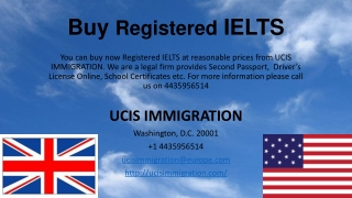 Buy Registered IELTS