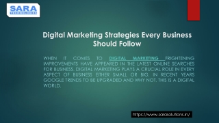 Digital Marketing Strategies Every Business Should Follow